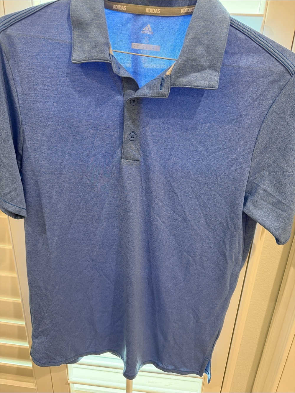 Men’s Adidas Blue Golf Polo Shirt